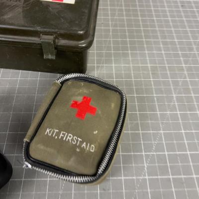 First Aid Kit and Decontamination Kit (3) 