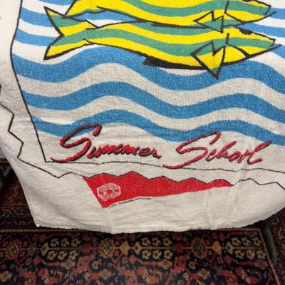 Budweiser Beach Towel 1987 VINTAGE!