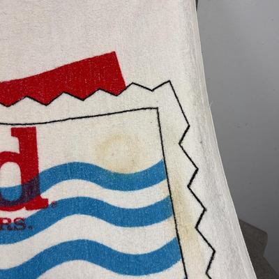 Budweiser Beach Towel 1987 VINTAGE!