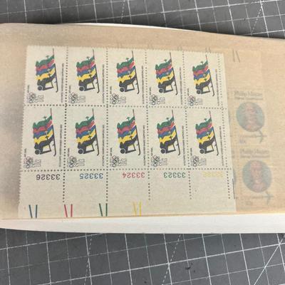 SLOGAN Plate Block File STAMP BOOK 