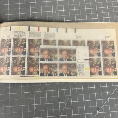 SLOGAN Plate Block File STAMP BOOK 