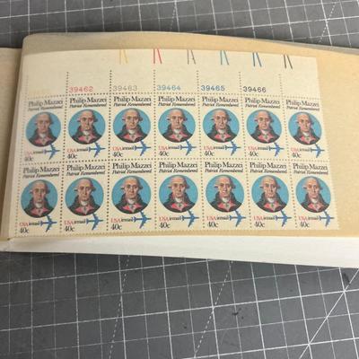 SLOGAN Plate Block File STAMP BOOK 