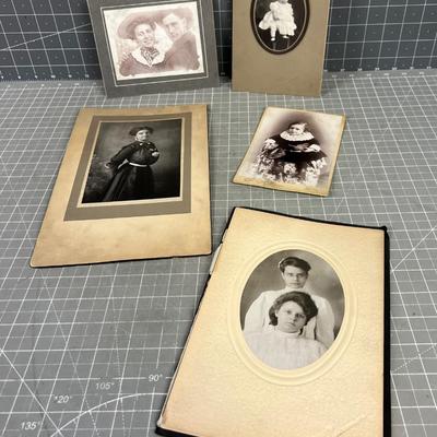 (5) Antique Photographs 