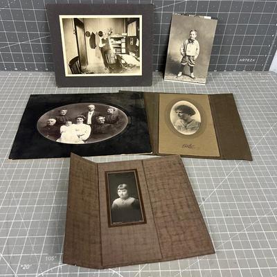 (5) Antique Photographs, Lot 2 