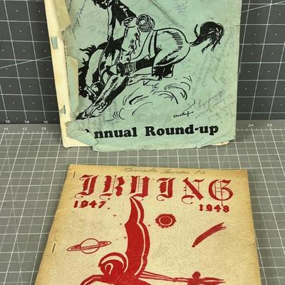 Irvin Jr. High Yearbooks, In Pocatello, Idaho   48 & 47 