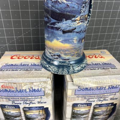 3 More COORS Collector Mugs