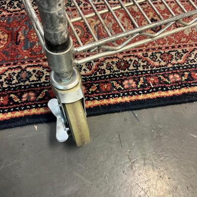 Full Size Rolling Rack with Good Big Wheels