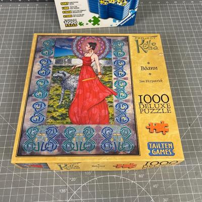 Puzzle Plus Puzzle Sorting Tray with Bonus Puzzle