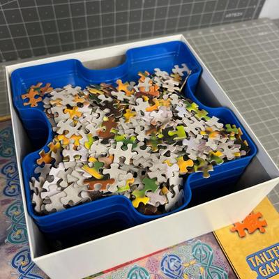 Puzzle Plus Puzzle Sorting Tray with Bonus Puzzle