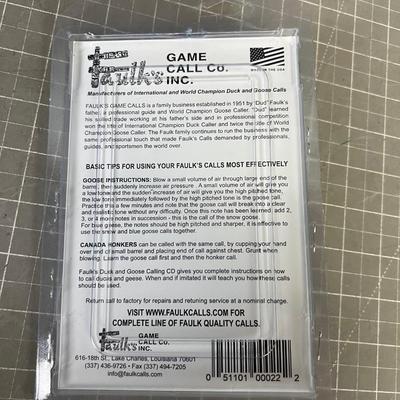 Faulk's  PL-22 Popular Goos Call 