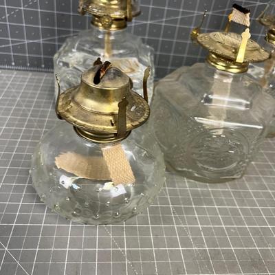 4 KEROSENE Lamps 