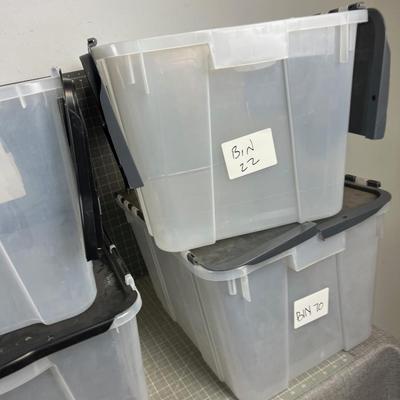 4 Clear with Lid Attached TUBS 