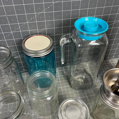JARS! Canning, Pitcher, Mill etc. (8) 