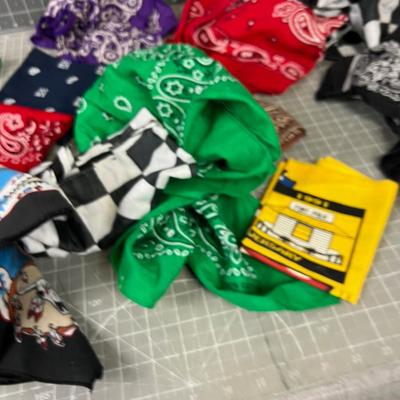 Large lot of Bandanas 