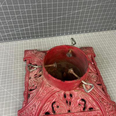 Large Red Christmas Tree Stand