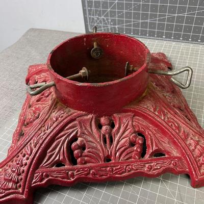 Large Red Christmas Tree Stand