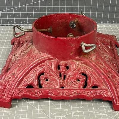 Large Red Christmas Tree Stand