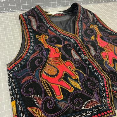 From India or Thailand Velvet Vest 