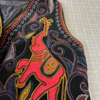 From India or Thailand Velvet Vest 
