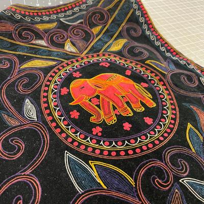 From India or Thailand Velvet Vest 