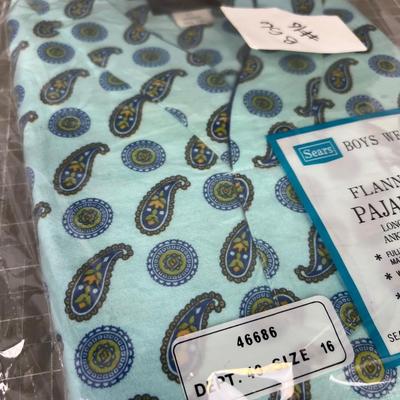 Boys NEW SEARS Paisley Pajamas 