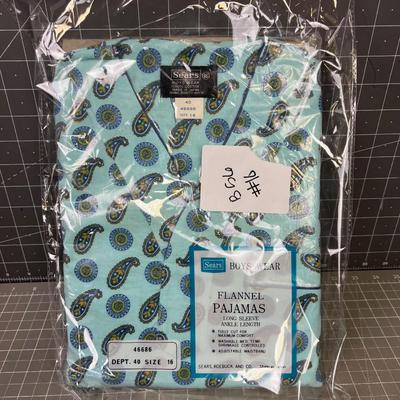 Boys NEW SEARS Paisley Pajamas 