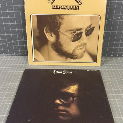 (2)ELTON JOHN: Self Title  and HONKY CHATEAU 