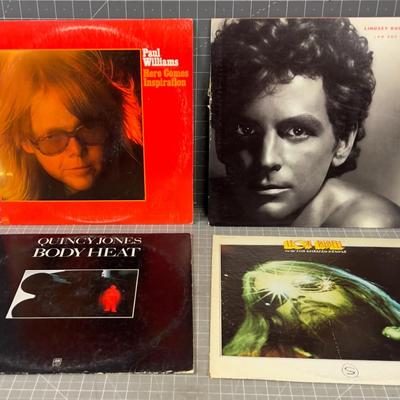 (4) Male Artists; Paul Williams, Lindsay Buckingham, Quincy, Leon  