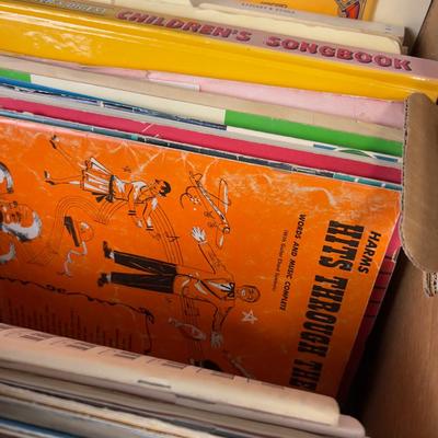 Box of Sheet Music 