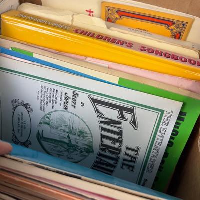 Box of Sheet Music 