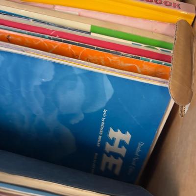 Box of Sheet Music 