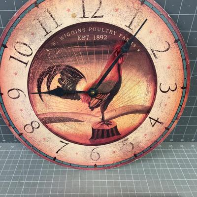 Atomic Clock and Rooster Clock 