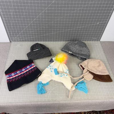 (5) Hats, Winter Snowbird, plus others