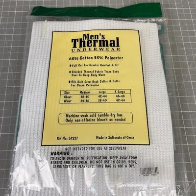 Men's Thermo Underwear TOP Only NEW 
