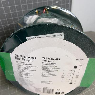 (2) NEW LARGE ROLLS OF Christmas Lights both Multi Color and the one roll is Warm White too