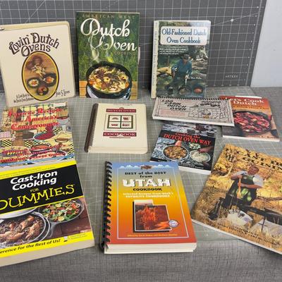 Dutch Oven Cast Iron Cooking Cook BOOKS