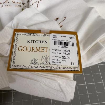 Linen Kitchen Towels 4 Sets of 2 