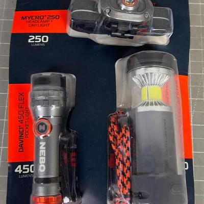 NEBO Tripple Play Light Set. 