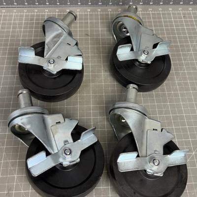 Heavy Duty Caster Set NEW 5" 