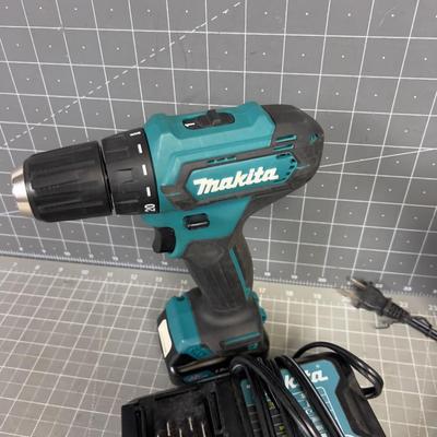 MAKITA Drill & Impact Driver, with Charger
