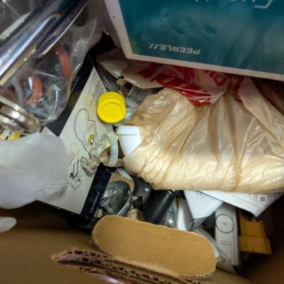 Plastic Shelving Unit Approx 32 1/2" x 13" x 73 1/2" Work & Garden Gloves Painting Plumbing Supplies Traps