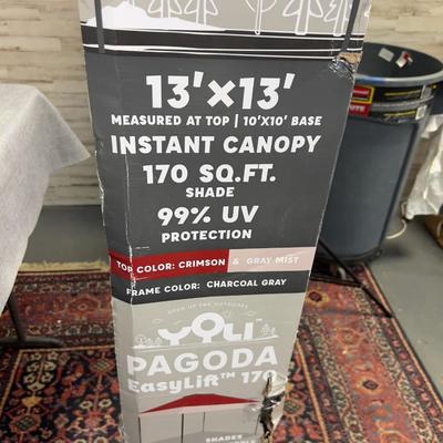 Canopy Crimson and Gray Mist, NEW 