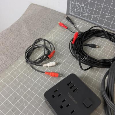 Cable Lot, Speaker, HDMI, Power etc. 