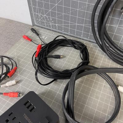 Cable Lot, Speaker, HDMI, Power etc. 