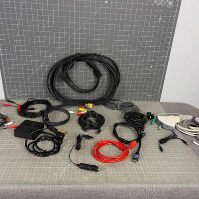 Cable Lot, Speaker, HDMI, Power etc. 