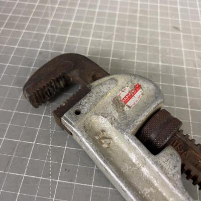 14 Inch Aluminum Pipe Wrench, MADE IN AMERICA