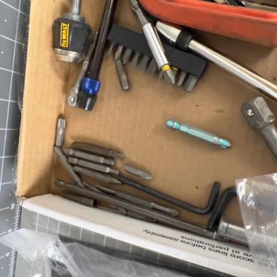 Tray of Tools and Parts 