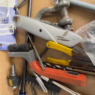 Tray of Tools and Parts 