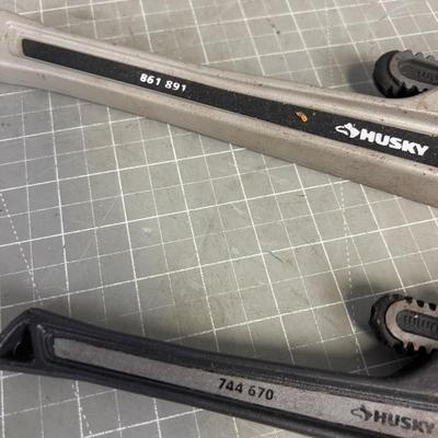 10 & 14" HUSKY Pipe Wrench 