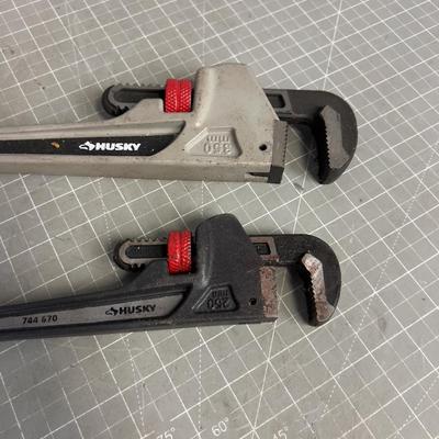 10 & 14" HUSKY Pipe Wrench 